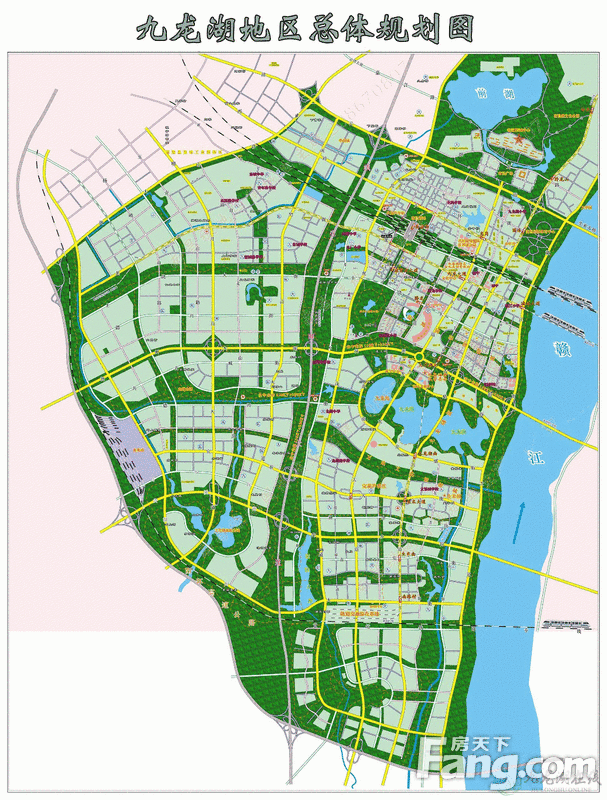 九龙湖总体规划图 _ 新力龙湾业主论坛 - 南昌房天下