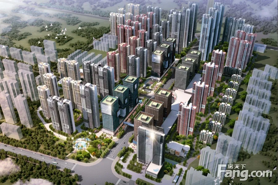 保利城位于武汉市洪山区团结大道与铁机路交汇处(梨园中学附近).