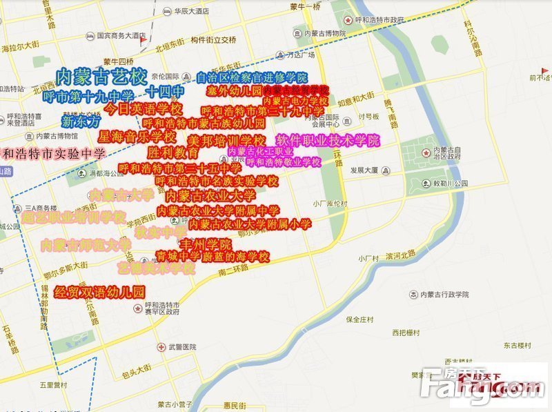 在呼和浩特市中小学严格执行升学"划片"制度之后,学区房可谓是"香饽饽