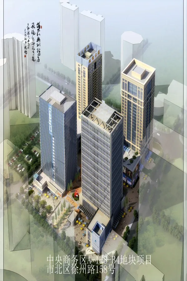 2021年4月青岛市市北区商圈写字楼市场租赁情况
