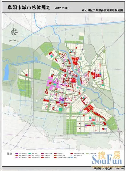 20122030年阜阳市城市总体规划公示