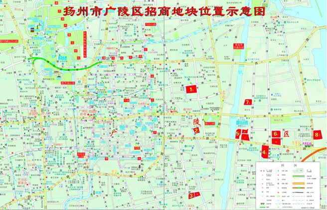 扬州市广陵区招商地块一览表