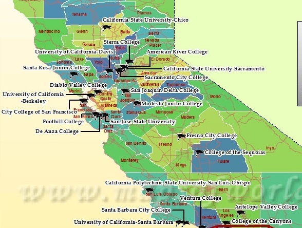 加州理工学院,加州洛杉矶分校,南加州,加州州立,世界一流不胜枚举.图片