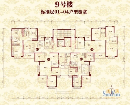 三口之家首选户型 盘点湛江热销楼盘户型