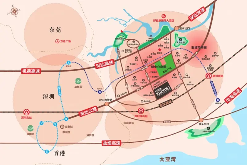 地址: 惠州市惠阳区淡水东华大道与承修路交汇处(世纪华园大饭店旁).