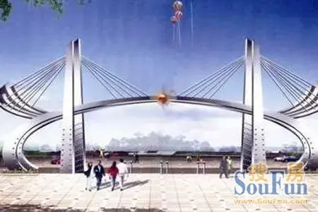 企业大门常用的门楼一角   标志性建筑门楼 搜房声明:凡注明"来源