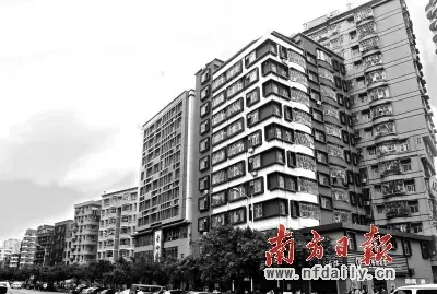 改造后的城中村"宜居出租屋"楼房外观.