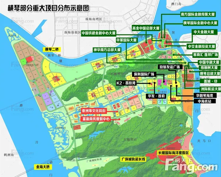 图解新区规划 盘点横琴在建重大工程项目