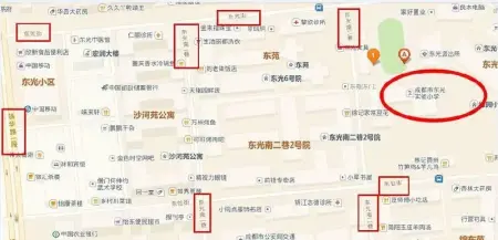 锦江区名校划片地图 中环教育地产首付6万起!