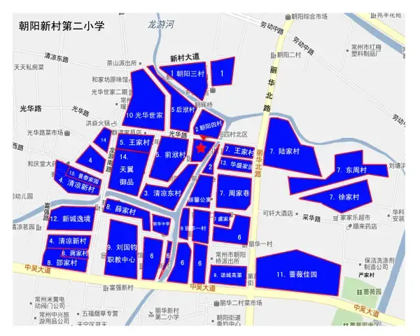 2016年常州小学学区划分范围公布