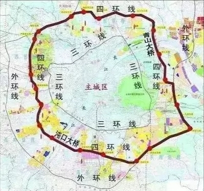 武汉四环线即将合围 公路和轨交迅速发展!