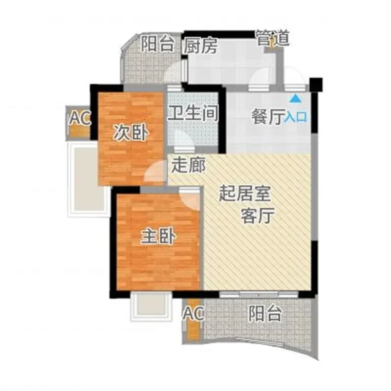 简约风格二居室装修攻略，82.31平米的房子这样装才阔气！-千居朝阳装修