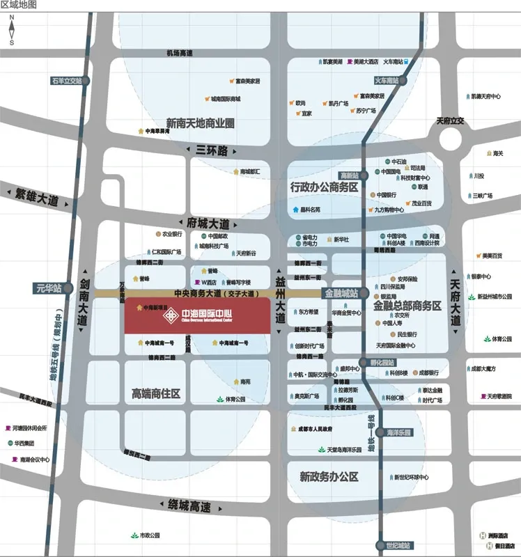 2020年2月成都市天府长城商圈写字楼市场租赁情况