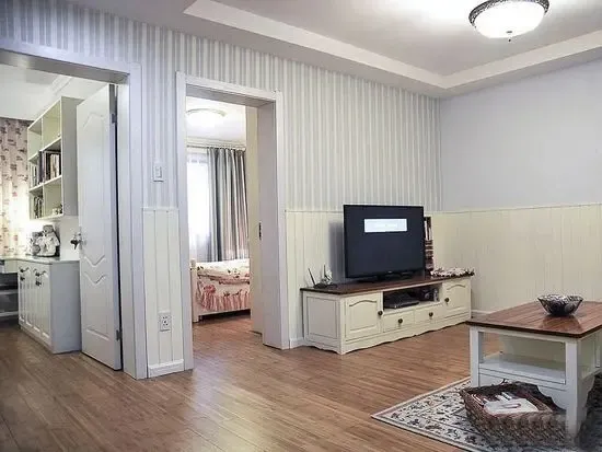 清新田园混搭白色简约 70平两室一厅焕然一新