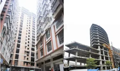 深圳沙井违建“烂尾楼”，